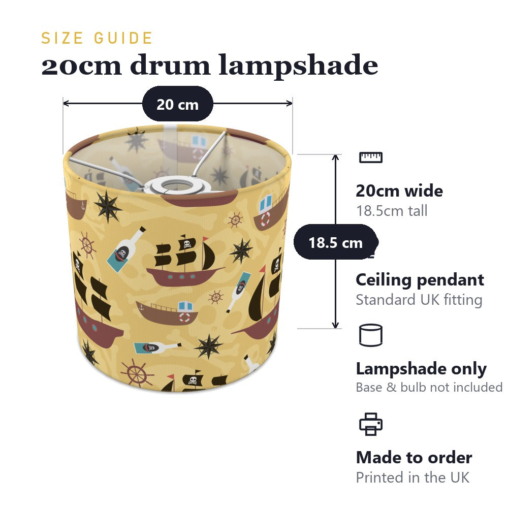 Pirate Ship Adventure lampshade