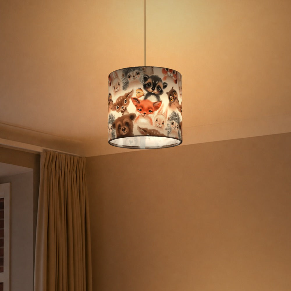 Woodland Animals lampshade