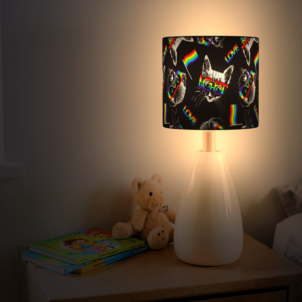 Rainbow Cat lampshade
