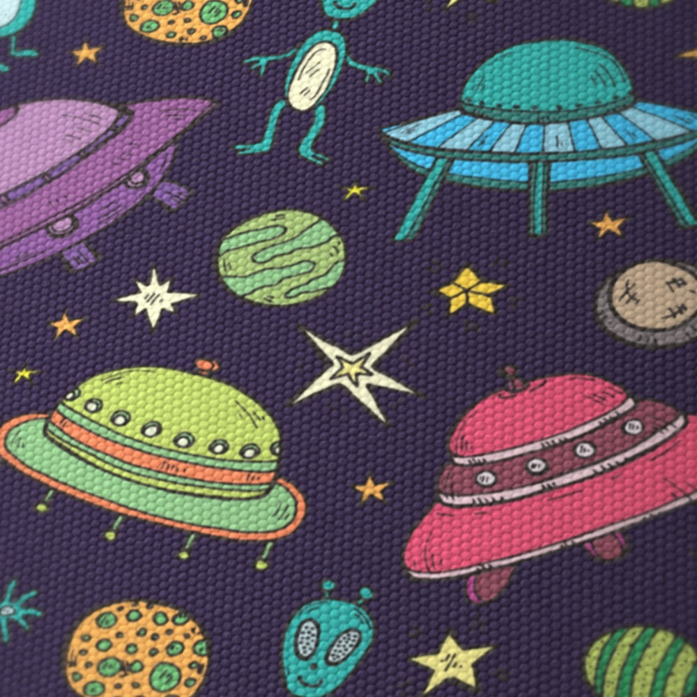 Colorful Space Alien Theme lampshade