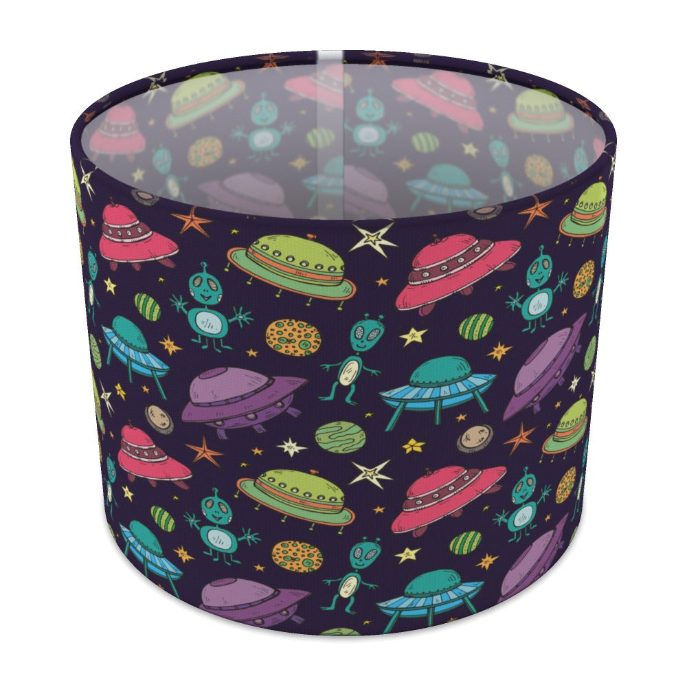 Colorful Space Alien Theme lampshade - 25cm Table