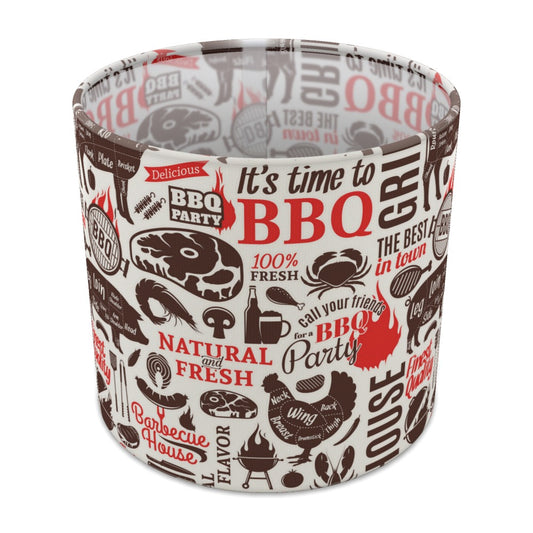BBQ Grill Theme lampshade - 20cm Table