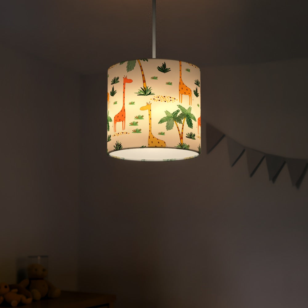 Giraffe Jungle Safari lampshade