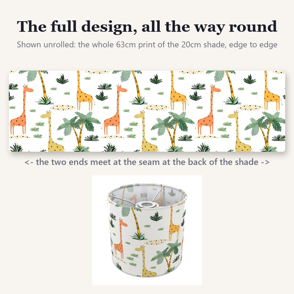 Giraffe Jungle Safari lampshade