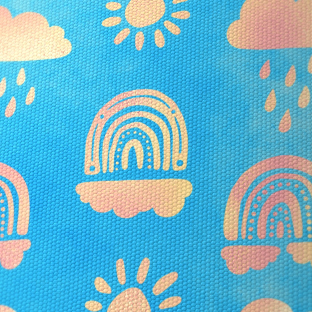 Gold Rainbow Blue Pattern lampshade
