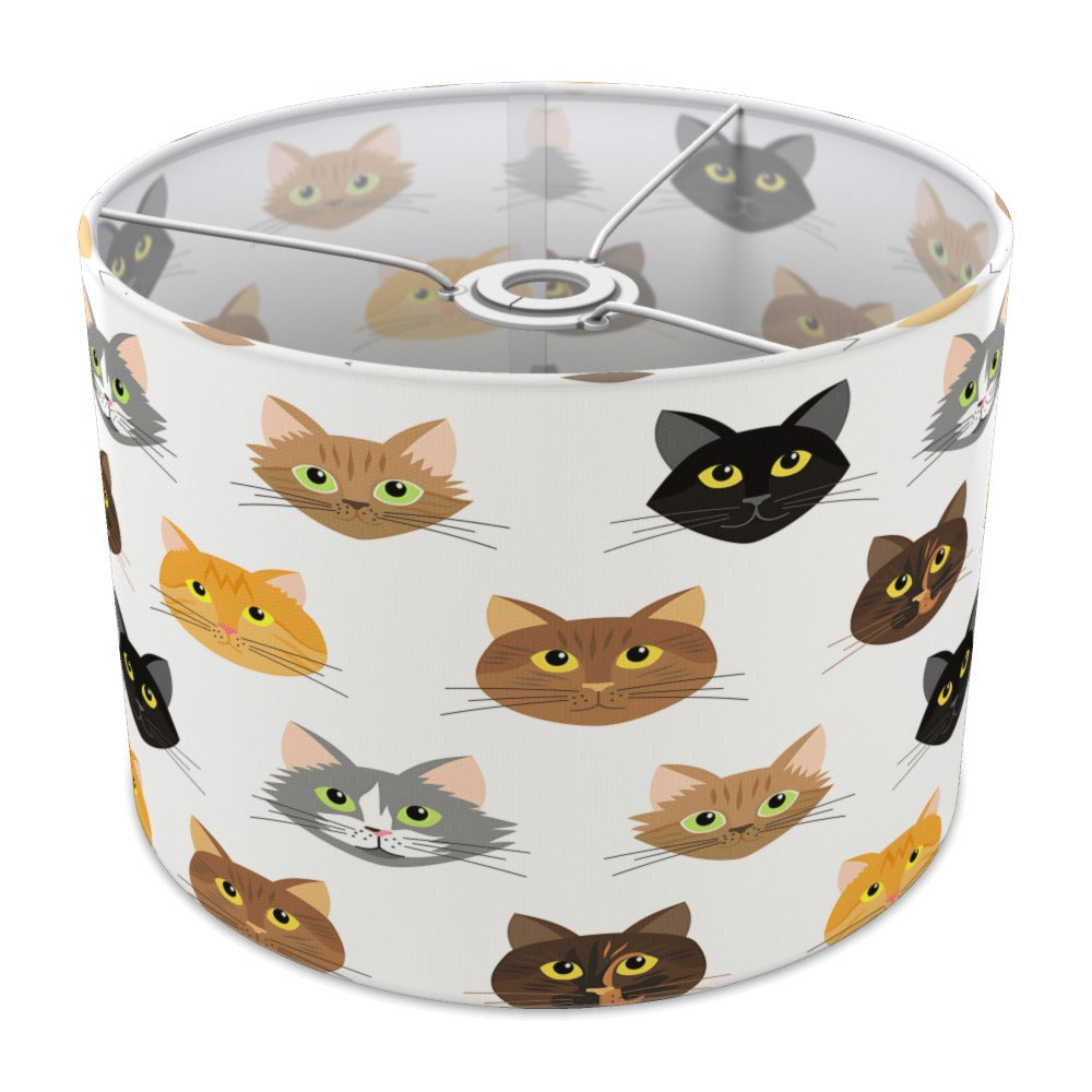 Whimsical Cat Faces lampshade - 30cm Ceiling