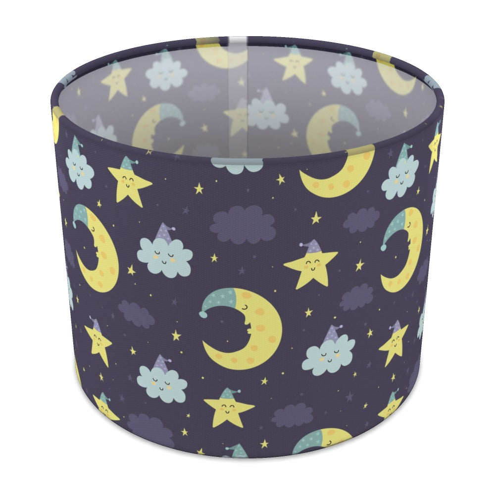 Blue Stars and Moon lampshade - 25cm Table