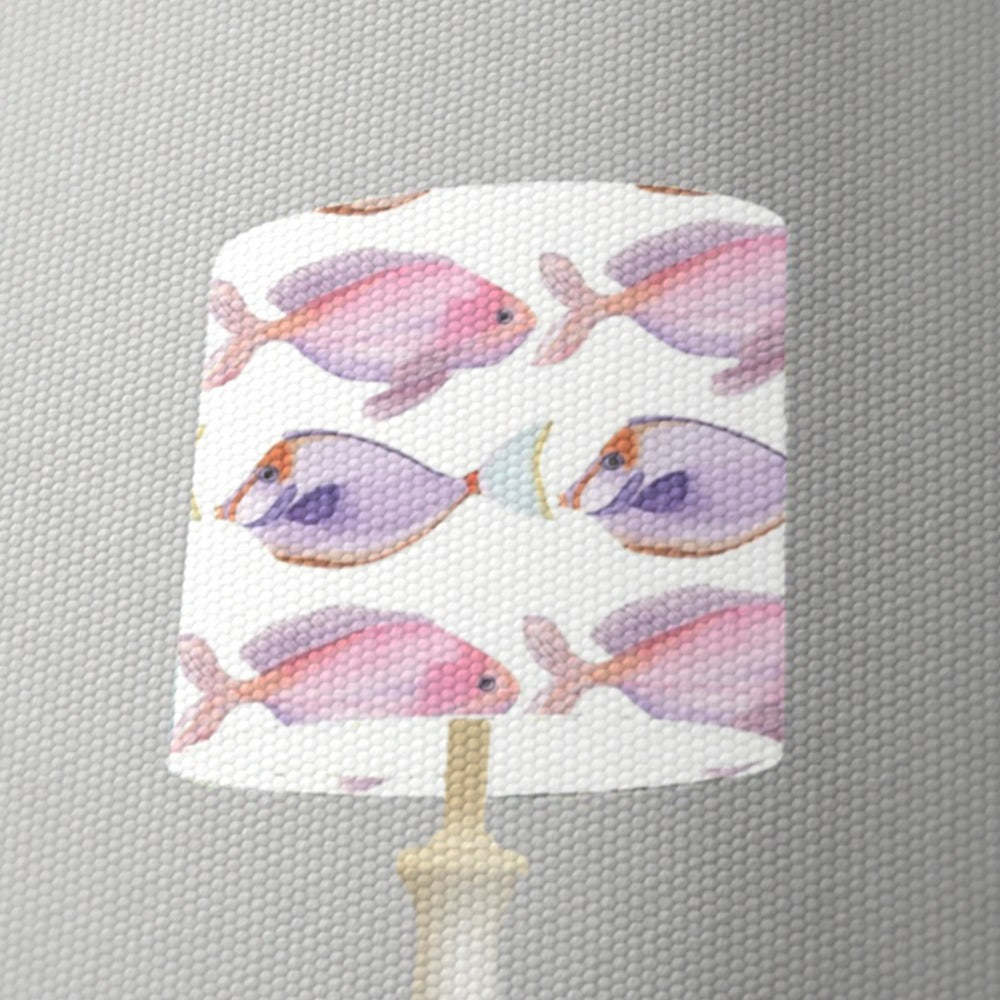 Pink Tropical Fish lampshade