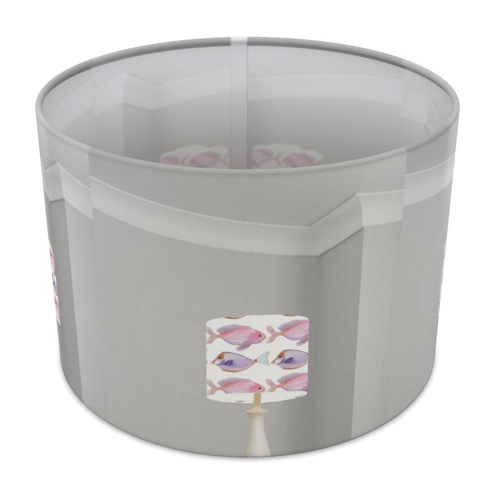 Pink Tropical Fish lampshade - 30cm Table