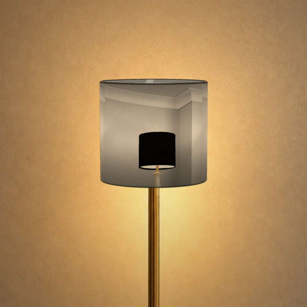 Textured Brown Fabric Pattern lampshade