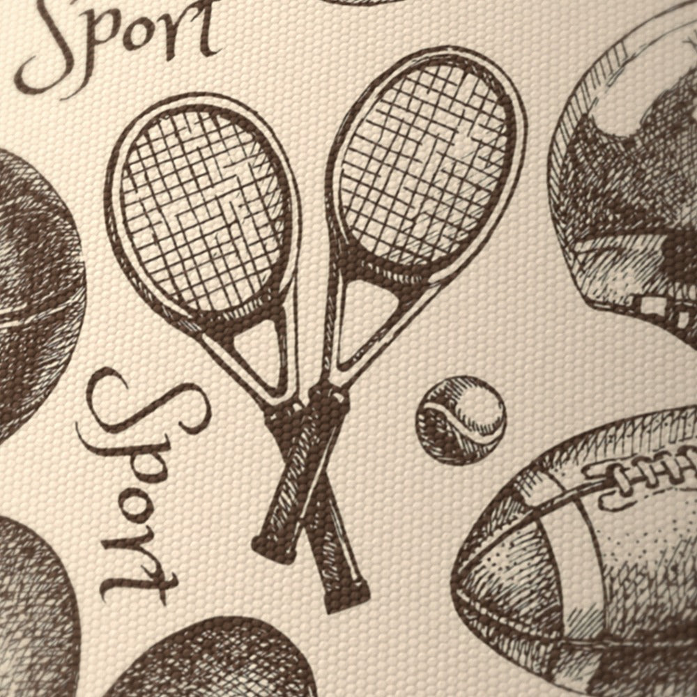 Vintage Sports Theme lampshade