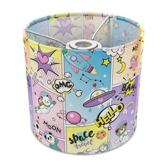 Cartoon Space Adventure lampshade - 20cm Ceiling