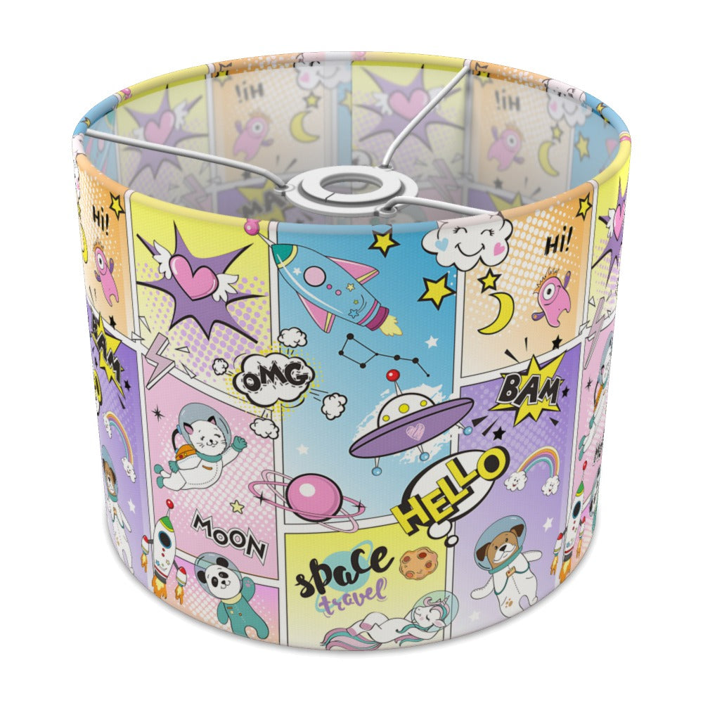Cartoon Space Adventure lampshade - 25cm Ceiling