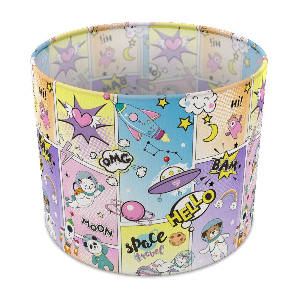 Cartoon Space Adventure lampshade - 25cm Table