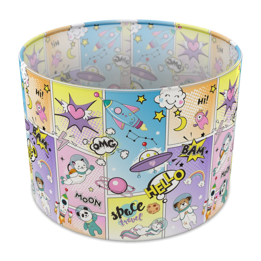 Cartoon Space Adventure lampshade - 30cm Table