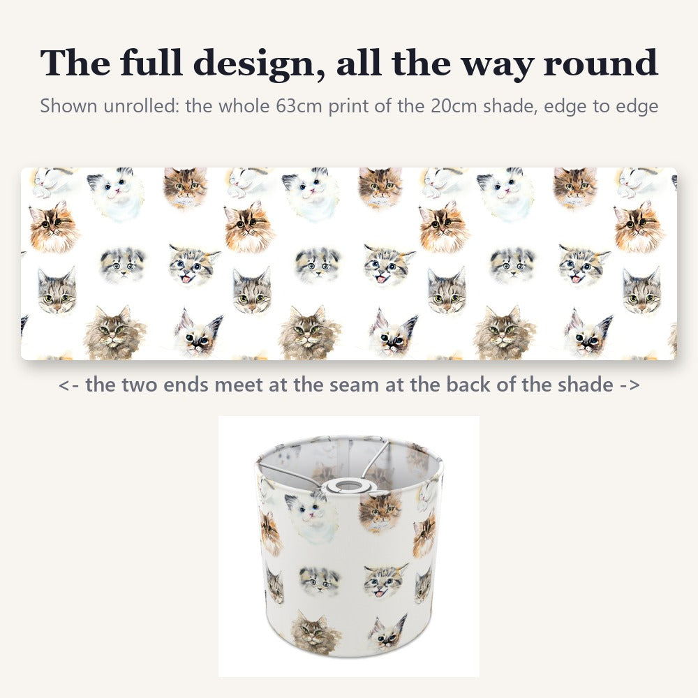 Cute Kitten Faces lampshade