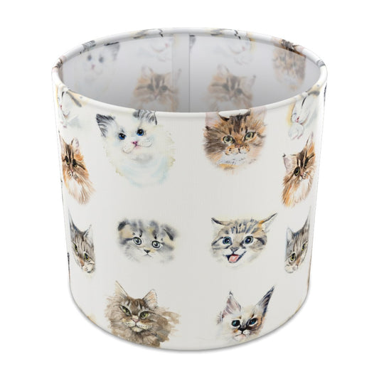 Cute Kitten Faces lampshade - 20cm Table