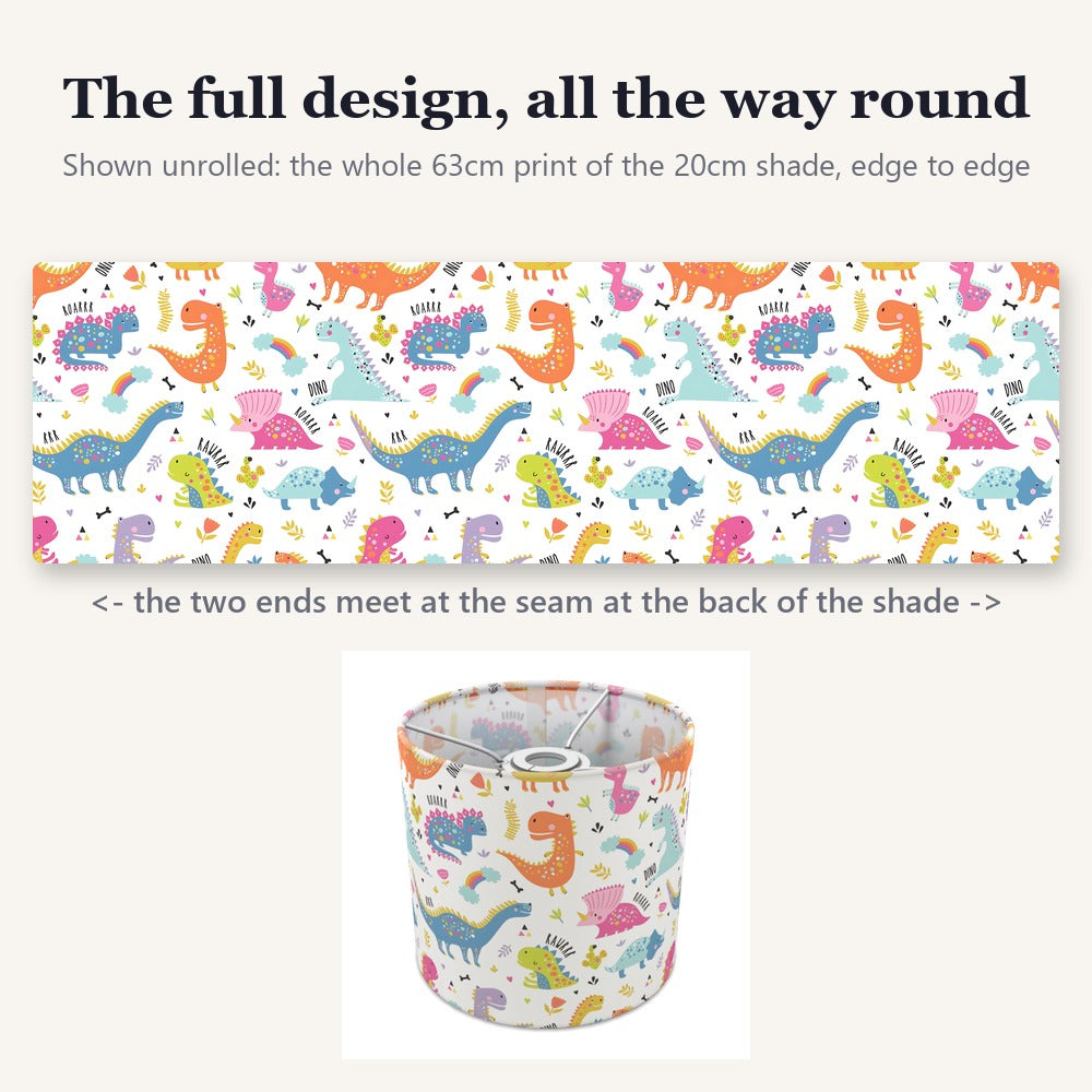 Colorful Dinosaur Pattern lampshade