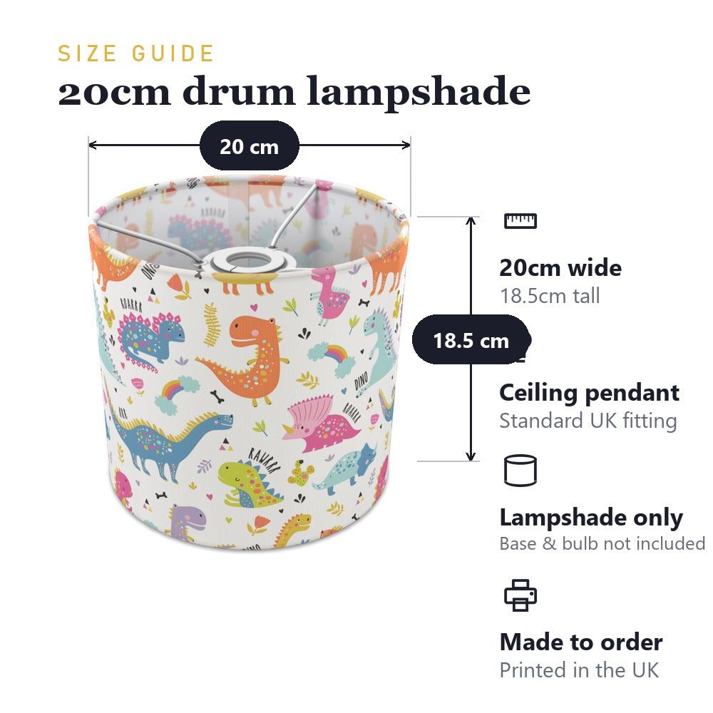 Colorful Dinosaur Pattern lampshade