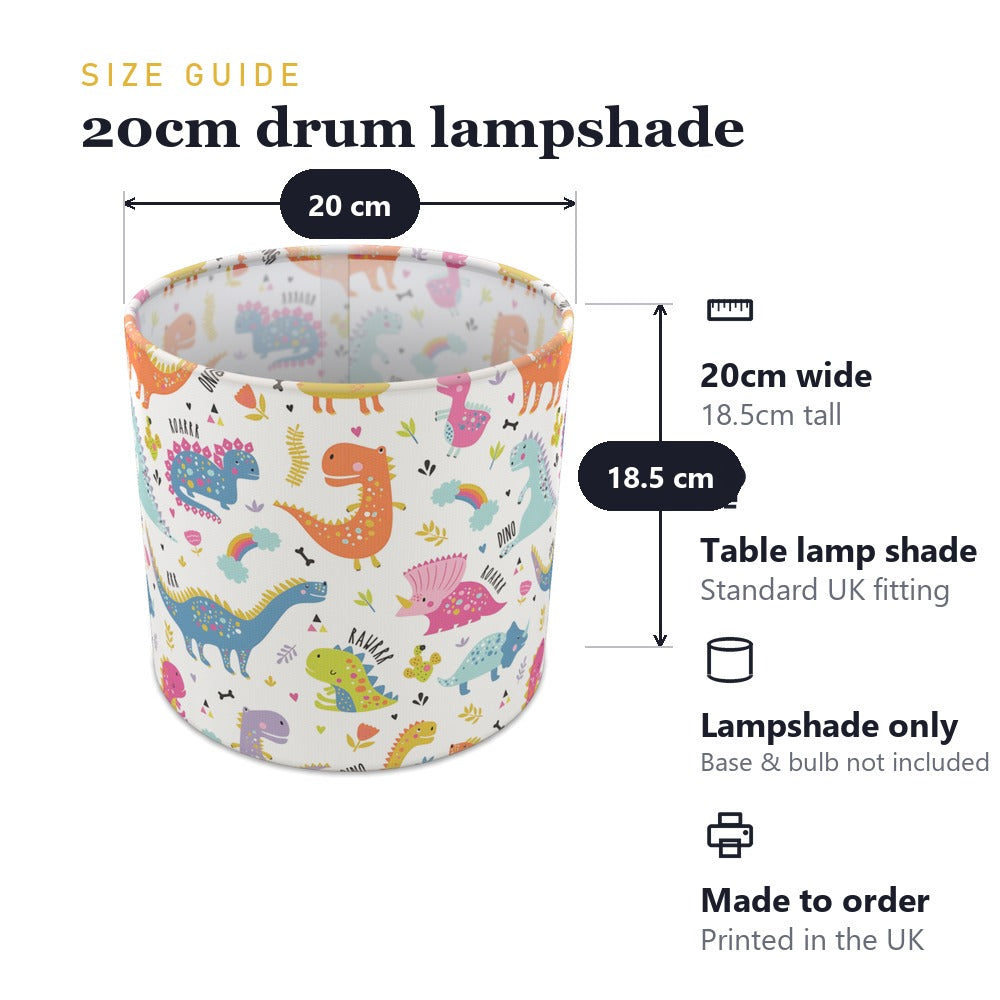 Colorful Dinosaur Pattern lampshade