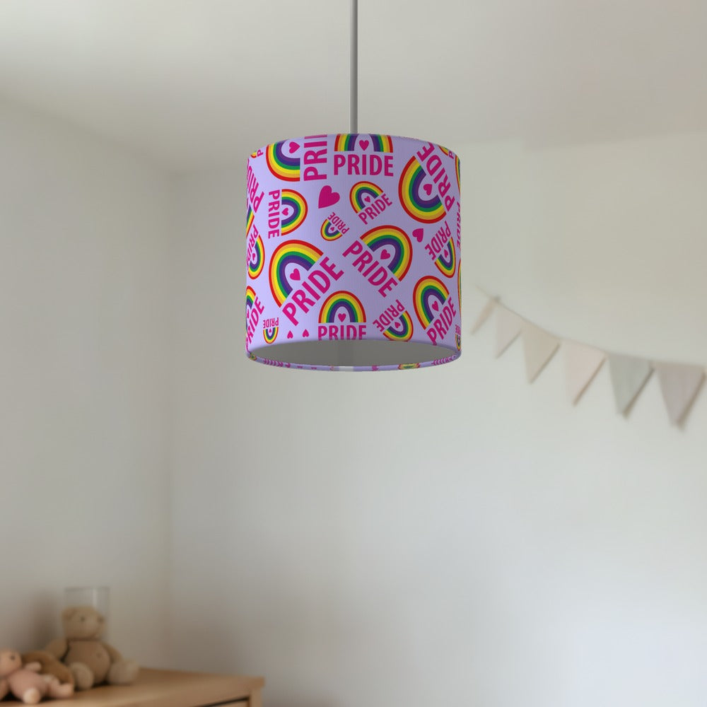 Rainbow Pride lampshade