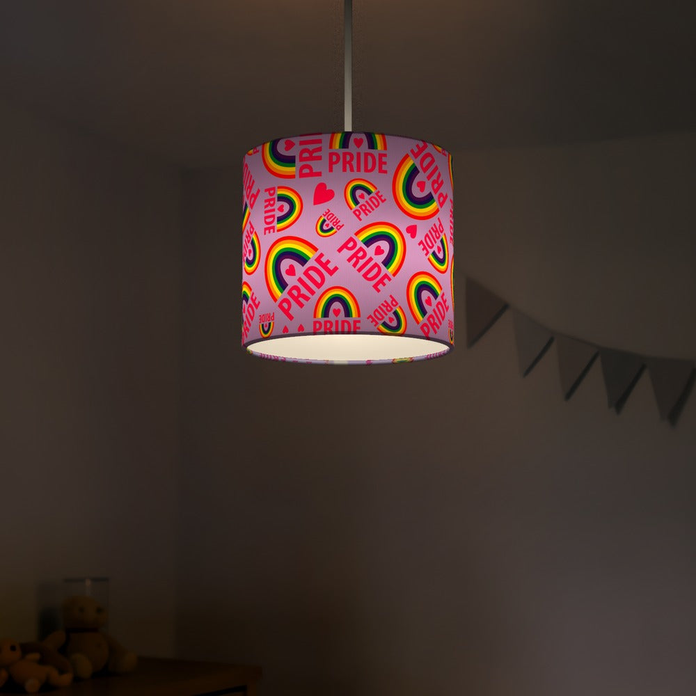 Rainbow Pride lampshade