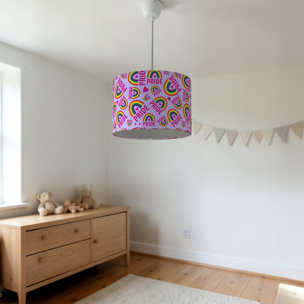 Rainbow Pride lampshade