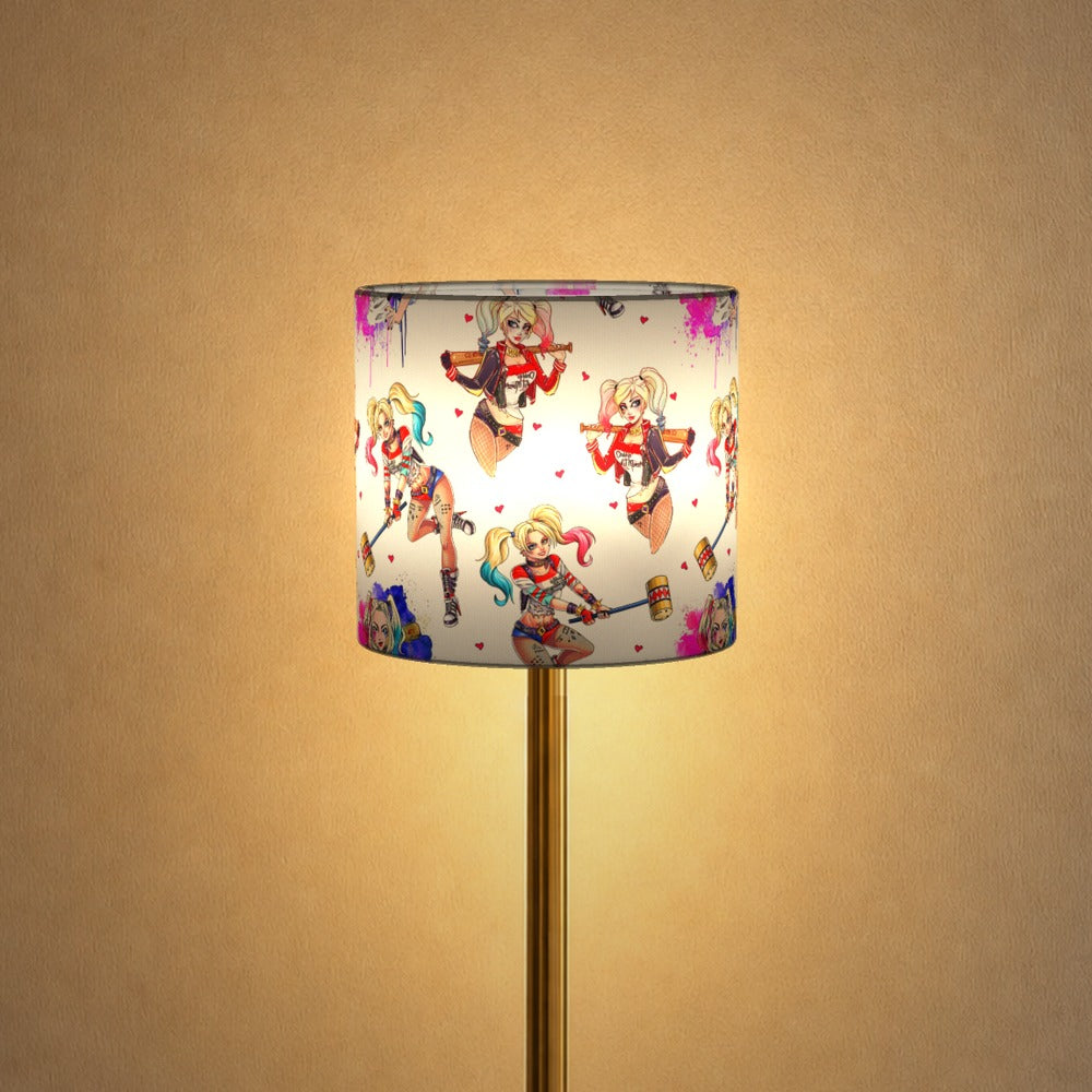 Comic-inspired Character Pattern lampshade