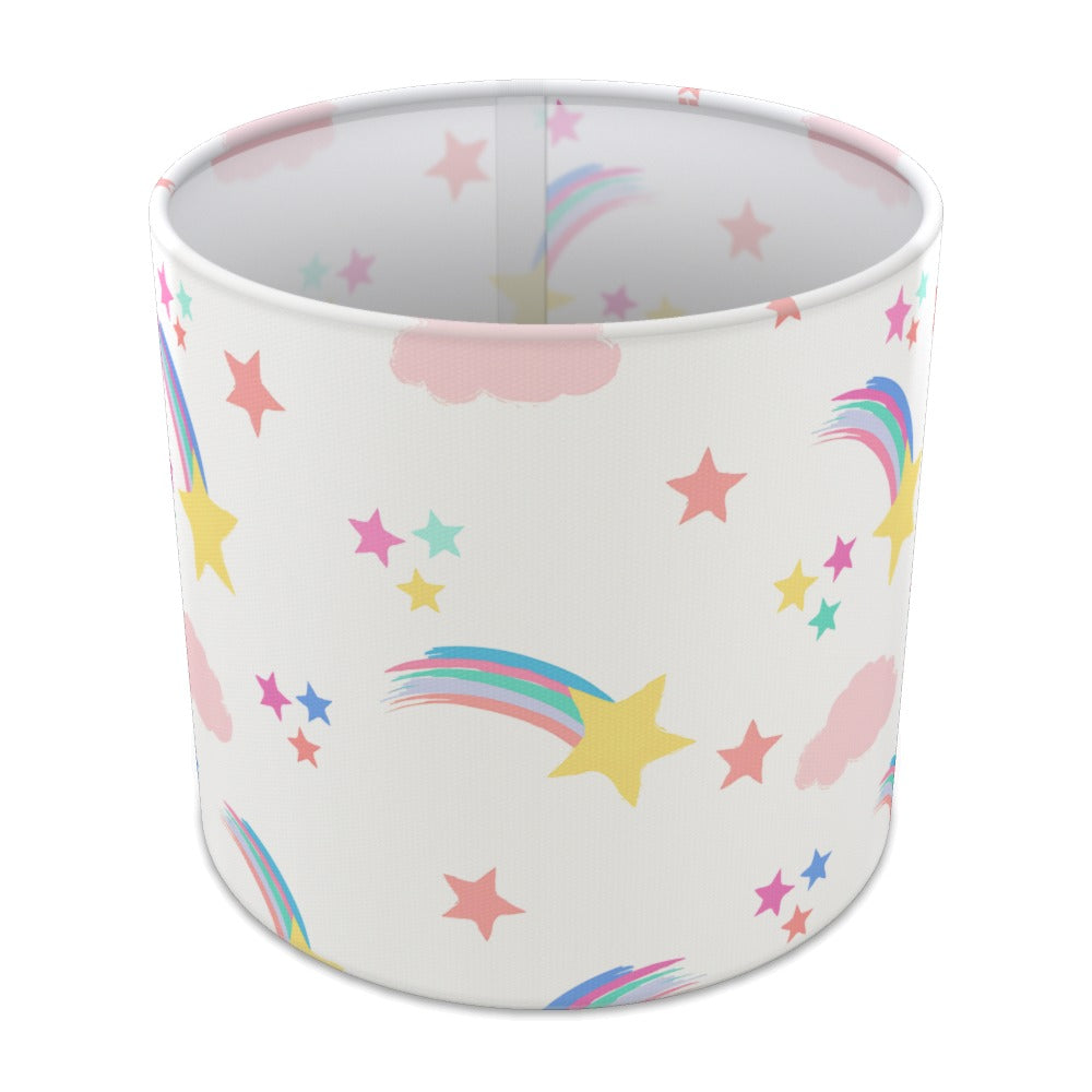 Rainbow Shooting Stars lampshade - 20cm Table