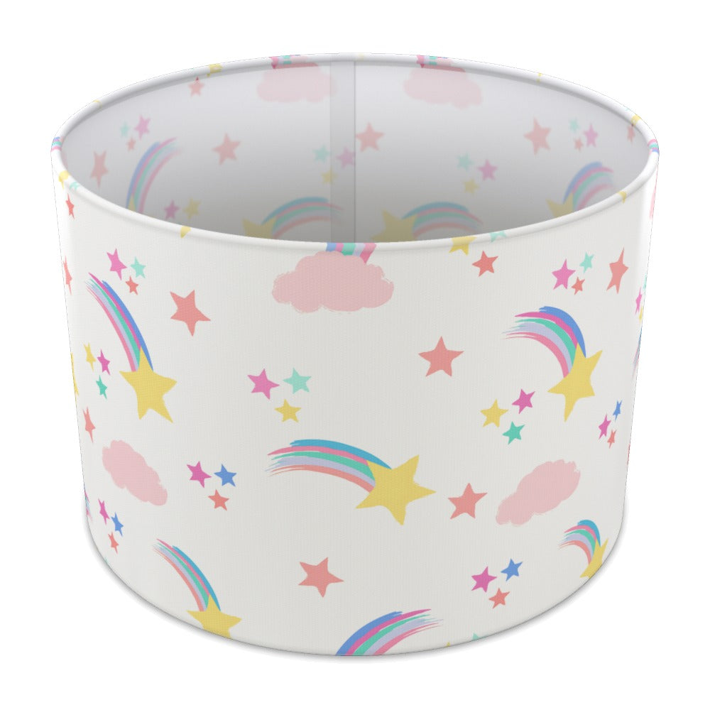 Rainbow Shooting Stars lampshade - 30cm Table