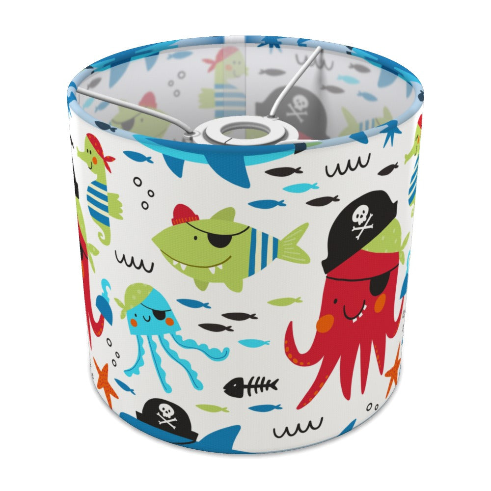 Pirate Adventure Squid and Fish lampshade - 20cm Ceiling