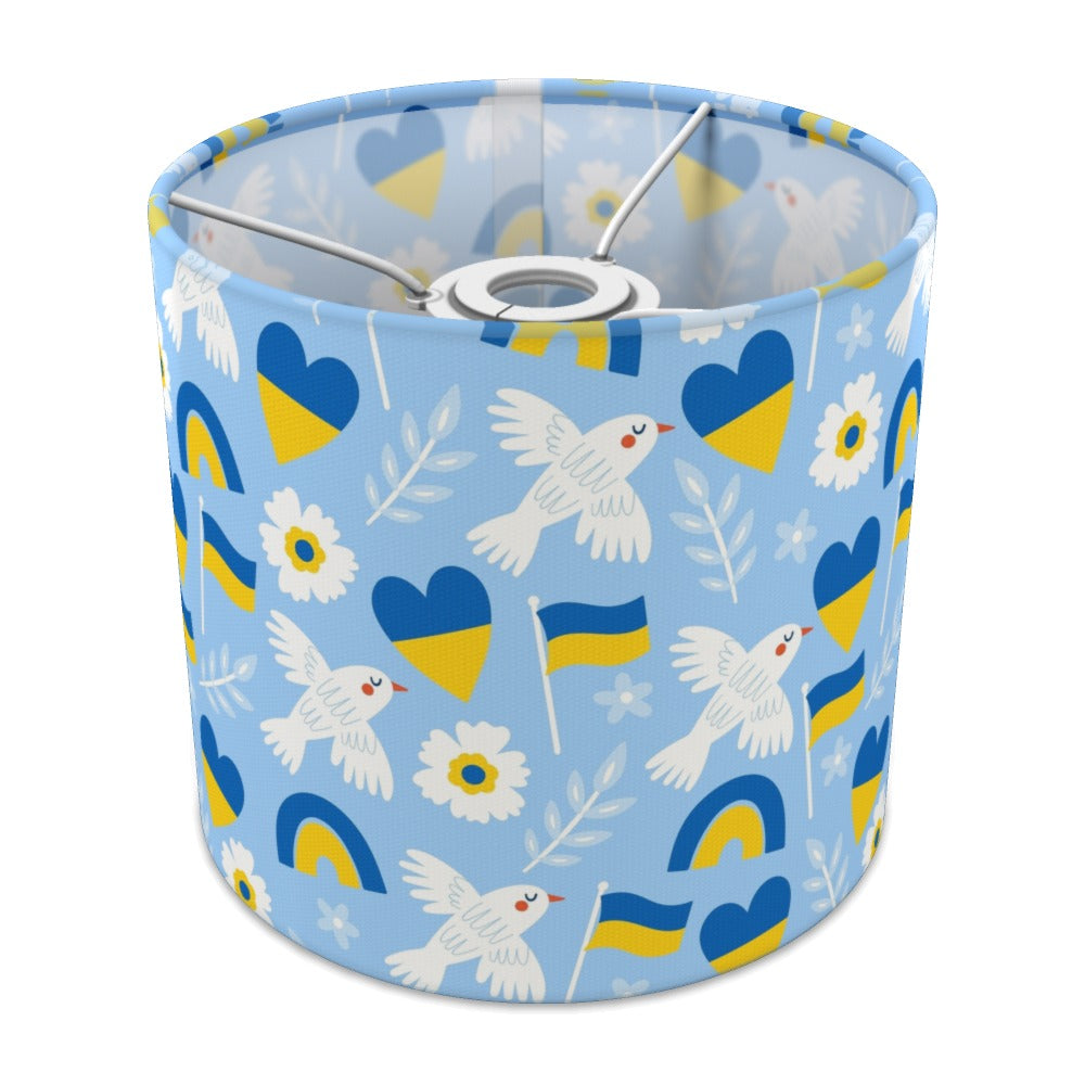 Peaceful Dove and Heart Pattern lampshade - 20cm Ceiling