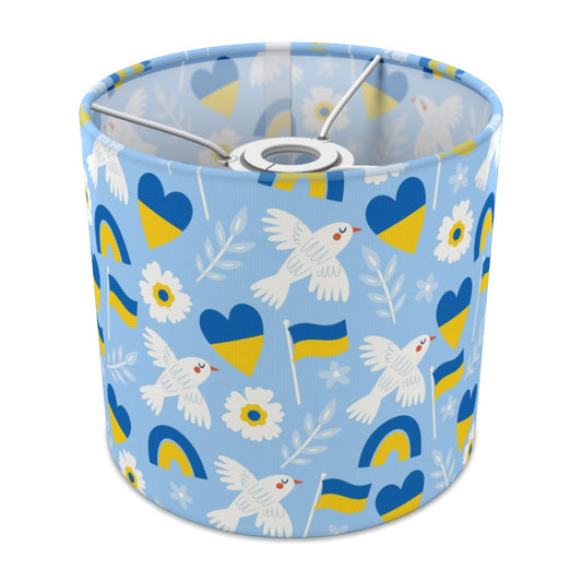 Peaceful Dove and Heart Pattern lampshade - 20cm Ceiling