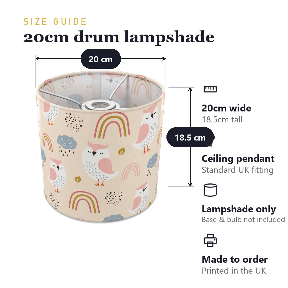 Owl lampshade