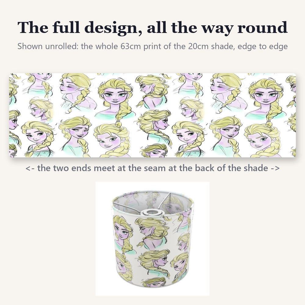 Frozen Princess Character lampshade