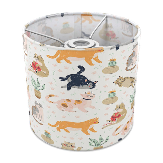 Colorful Cat Pattern lampshade - 20cm Ceiling