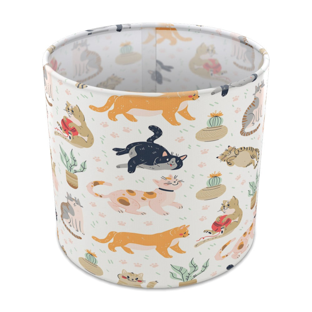Colorful Cat Pattern lampshade - 20cm Table