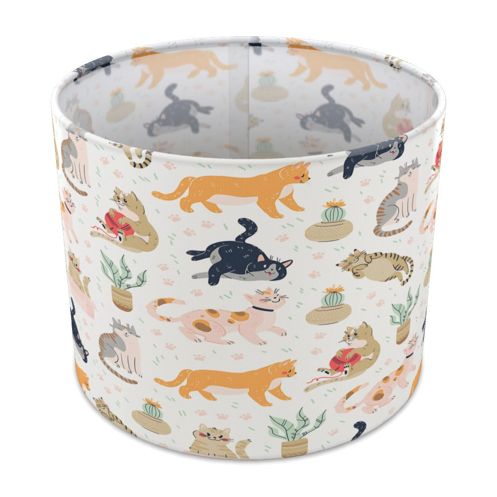 Colorful Cat Pattern lampshade - 25cm Table