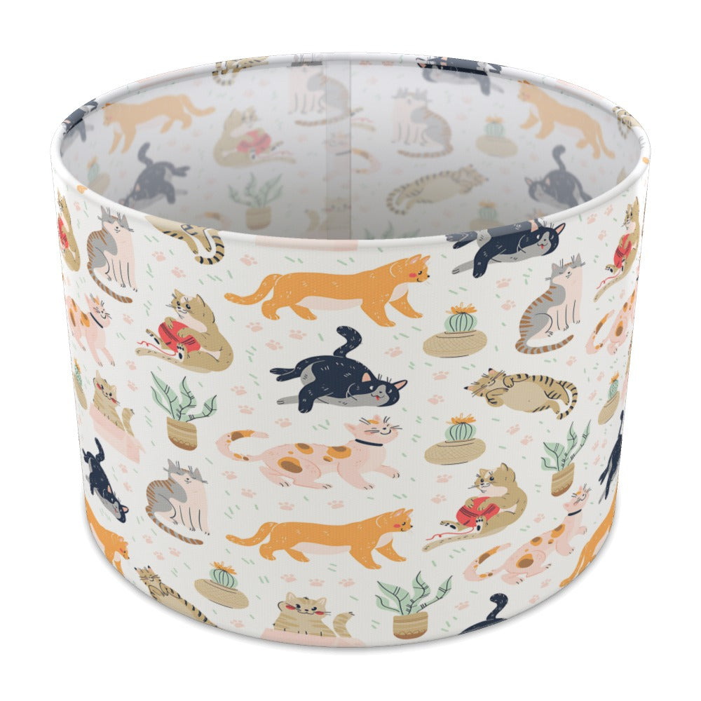 Colorful Cat Pattern lampshade - 30cm Table