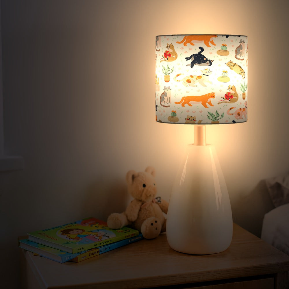 Colorful Cat Pattern lampshade