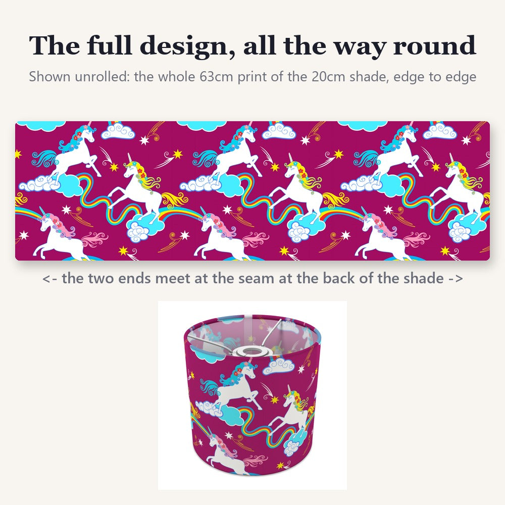 Magical Unicorn Dreamscape lampshade