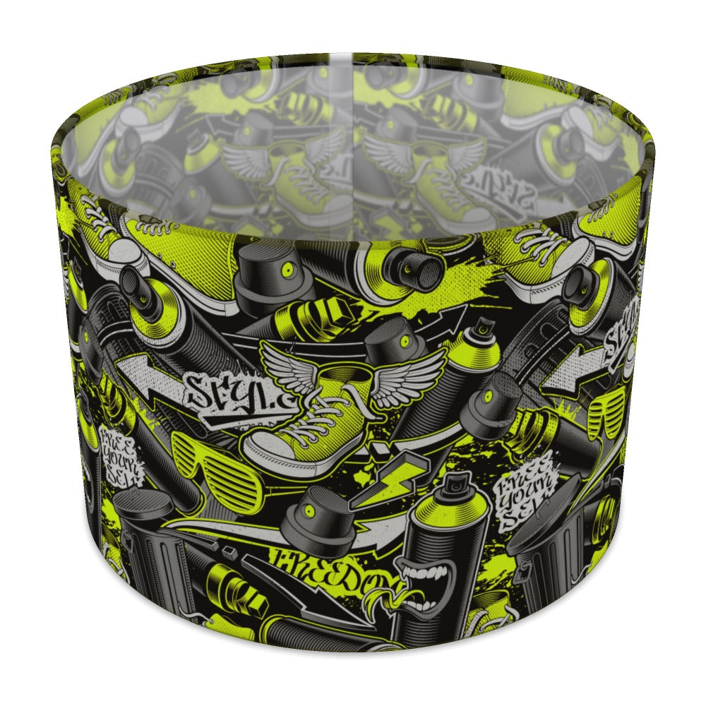 Urban Graffiti Spray lampshade - 30cm Table