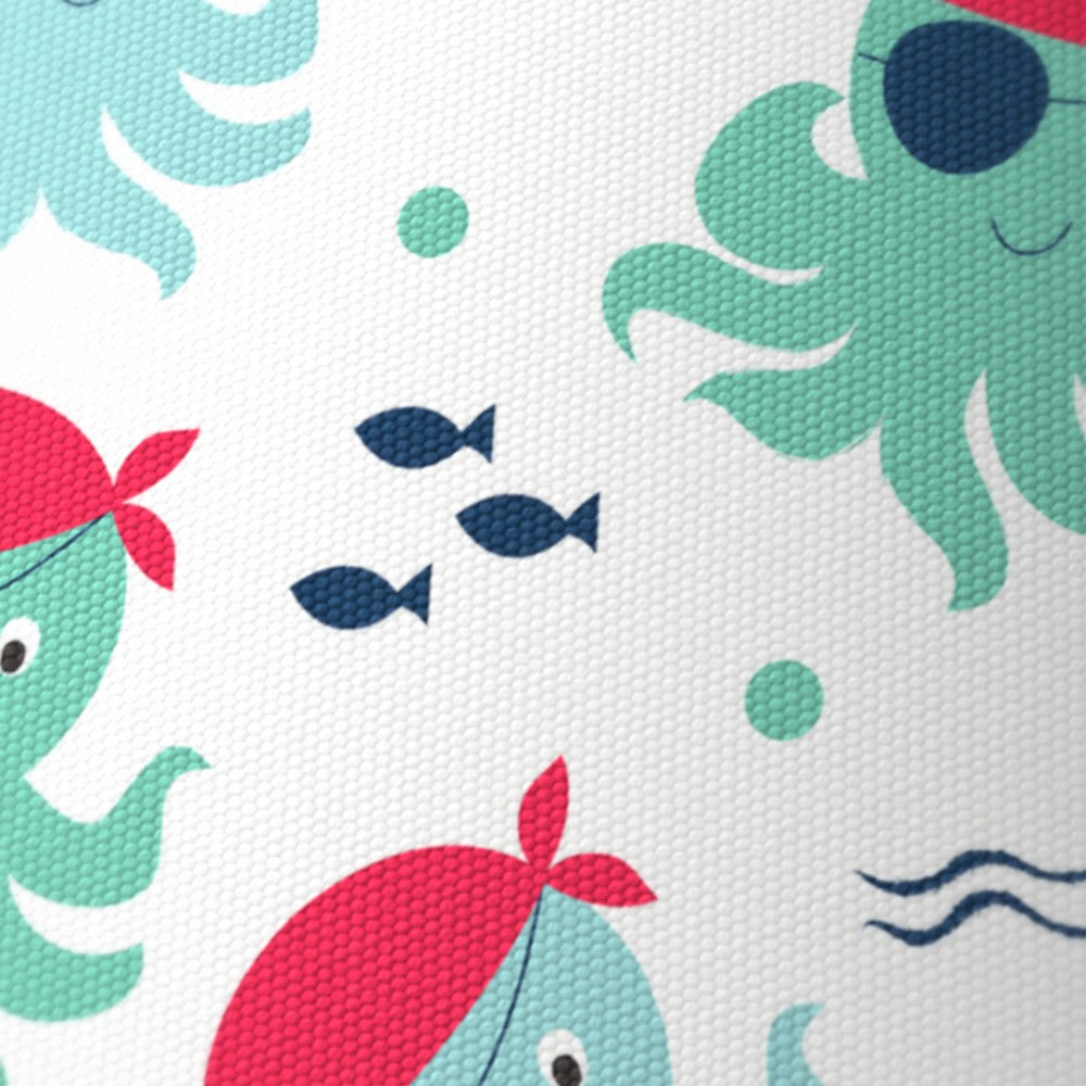 Pirate Squid Design lampshade