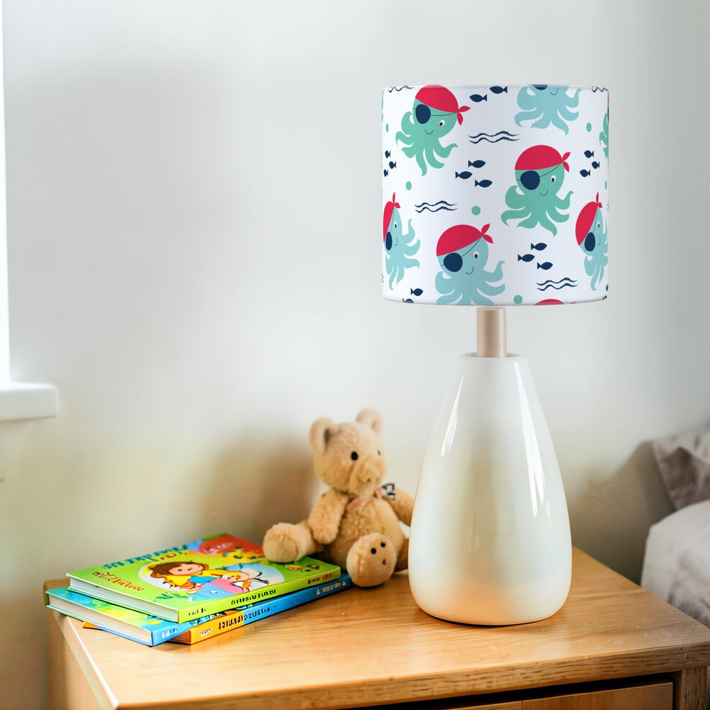 Pirate Squid Design lampshade