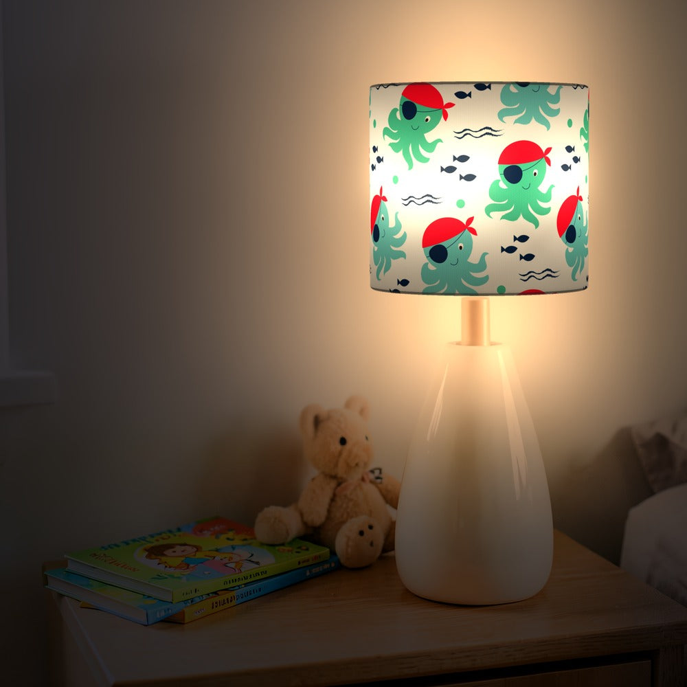 Pirate Squid Design lampshade