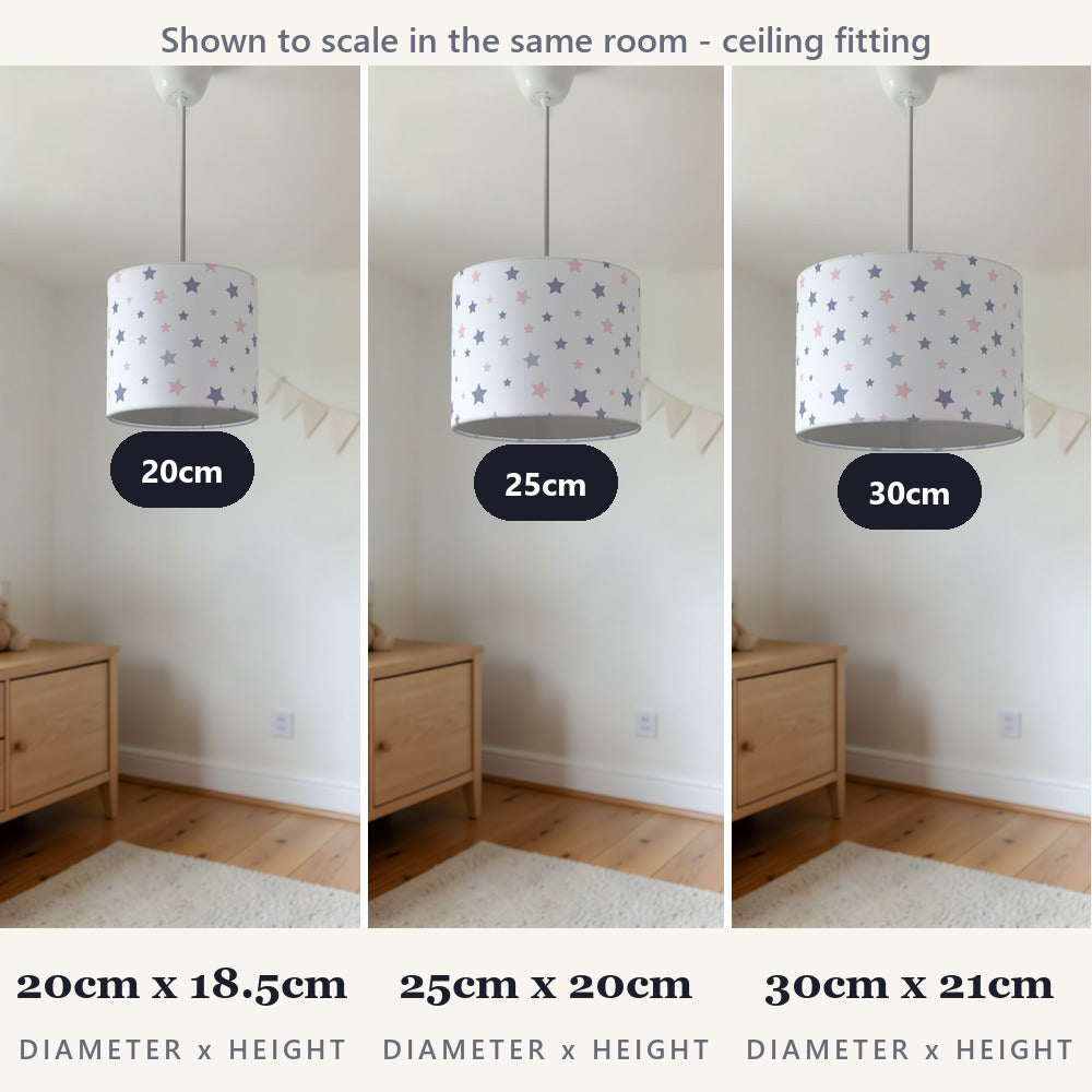 Pastel Starry Sky lampshade