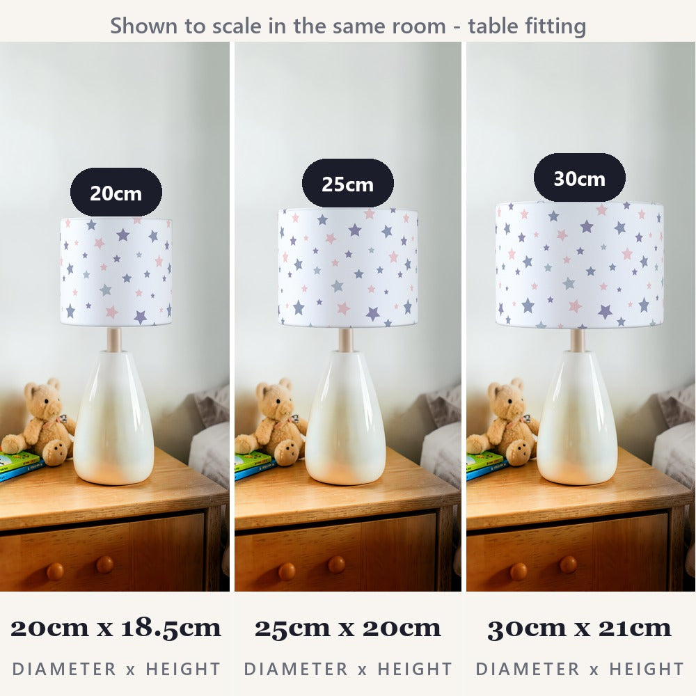 Pastel Starry Sky lampshade
