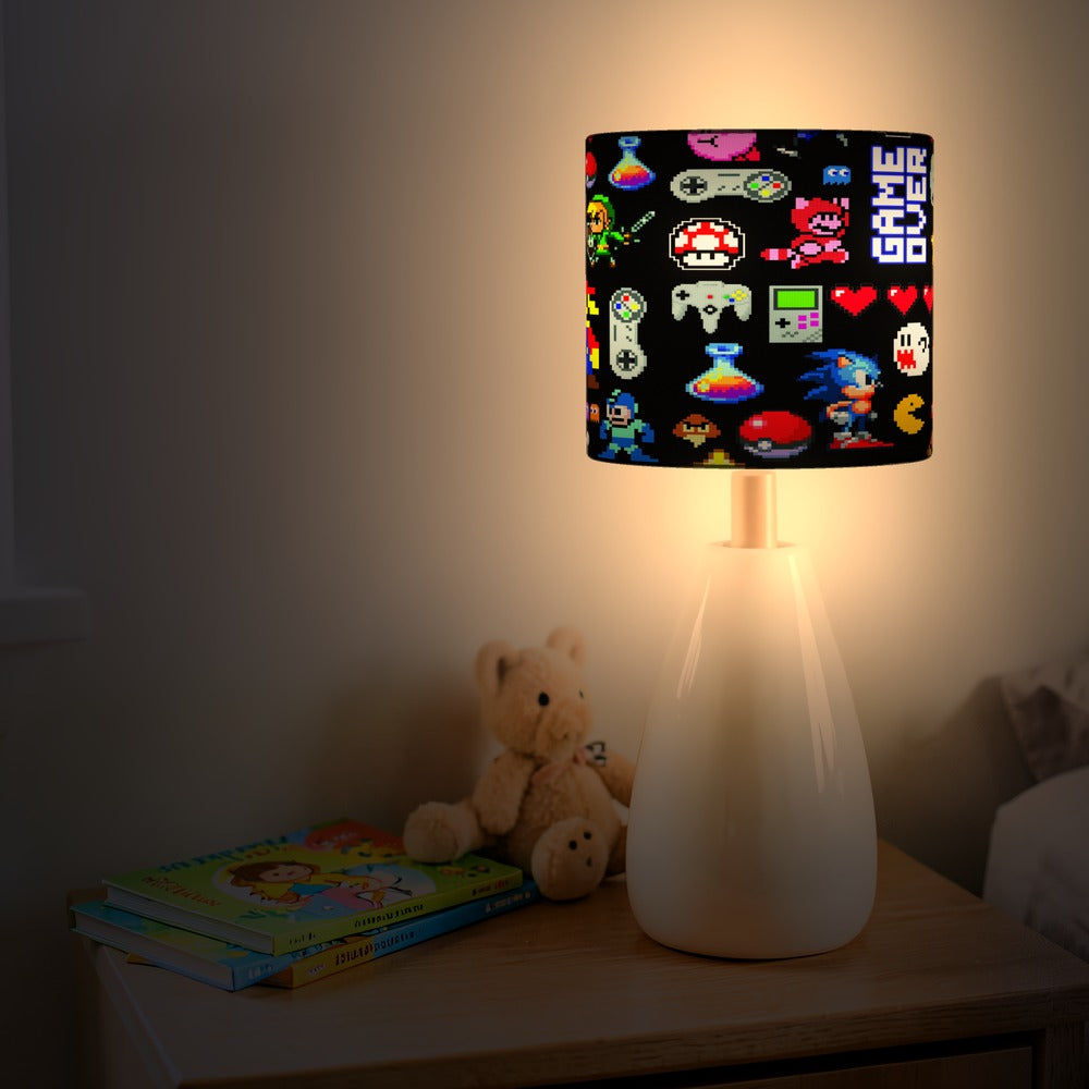 Retro Gaming Pixel Art lampshade
