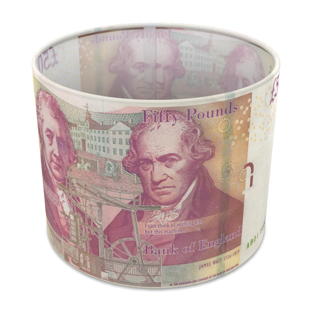 Money lampshade - 25cm Table
