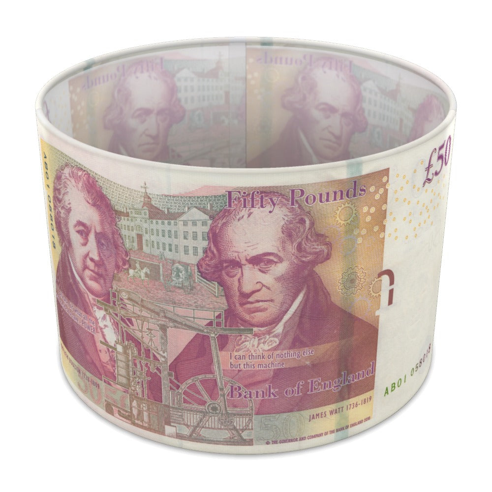 Money lampshade - 30cm Table